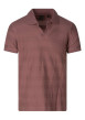 Thumbnail Polo en coton corail uni avec une coupe droite et un col polo