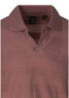 Thumbnail Polo en coton corail uni avec une coupe droite et un col polo - Image 3