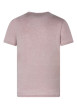 Thumbnail T-shirt saumon uni pourvu d'un col v et des manches courtes - Image 2