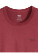 Thumbnail T-shirt en coton bordeaux à coupe droite pourvu du logo de la marque - Image 2