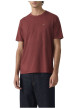Thumbnail T-shirt en coton bordeaux à coupe droite pourvu du logo de la marque - Image 3