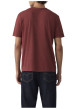 Thumbnail T-shirt en coton bordeaux à coupe droite pourvu du logo de la marque - Image 4