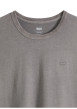 Thumbnail T-shirt en coton gris à coupe droite pourvu du logo de la marque - Image 2