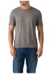 Thumbnail T-shirt en coton gris à coupe droite pourvu du logo de la marque - Image 3