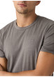 Thumbnail T-shirt en coton gris à coupe droite pourvu du logo de la marque - Image 6