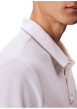 Thumbnail Polo en coton blanc à coupe droite pourvu d'un col à revers boutonné - Image 5