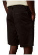 Thumbnail Short chino en coton noir à coupe droite pourvu d'une fermeture boutonnée - Image 4