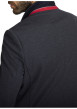Thumbnail Blazer marine à coupe ajustée pourvu d'un col tailleur et de manches longues - Image 4