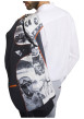 Thumbnail Blazer marine à coupe ajustée pourvu d'un col tailleur et de manches longues - Image 5