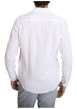 Thumbnail Chemise en lin blanc à coupe droite pourvue d'un col à revers - Image 2
