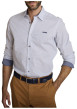 Thumbnail Chemise en coton bleue à coupe droite ornée d'un motifs géométrique - Image 5