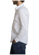 Thumbnail Chemise en coton blanche à coupe droite ornée d'un motif abstrait - Image 3