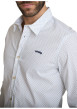 Thumbnail Chemise en coton blanche à coupe droite ornée d'un motif abstrait - Image 4