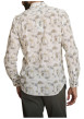 Thumbnail Chemise en coton beige à coupe droite ornée d'un motif géométrique - Image 2