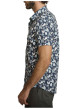 Thumbnail Chemise en coton marine à coupe droite ornée d'un motif végétal - Image 3