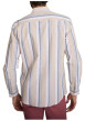Thumbnail Chemise en coton et lin mélangés multicolore ornée d'un motif à rayures - Image 2