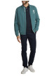 Thumbnail Gilet en coton mélangé uni à coupe ajustée pourvu d'un col montant - Image 6