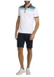 Thumbnail Polo en coton blanc à coupe droite pourvu de manches courtes - Image 6