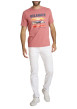 Thumbnail T-shirt en coton rose à coupe droite orné d'un imprimé de voiture - Image 5