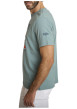 Thumbnail T-shirt en coton vert à coupe droite orné d'un imprimé de voiture - Image 3
