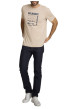 Thumbnail T-shirt en coton beige à coupe droite orné d'un imprimé de voiture - Image 5