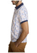 Thumbnail Polo en coton multicolore à coupe droite pourvu d'un motif végétal - Image 3
