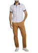 Thumbnail Polo en coton multicolore à coupe droite pourvu d'un motif végétal - Image 5