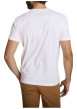 Thumbnail T-shirt en coton blanc à coupe droite pourvu d'un col rond texturé - Image 2