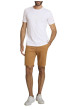 Thumbnail T-shirt en coton blanc à coupe droite pourvu d'un col rond texturé - Image 5