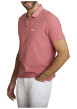 Thumbnail Polo rose à coupe droite pourvu d'un col boutonné et de manches courtes