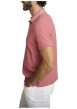 Thumbnail Polo rose à coupe droite pourvu d'un col boutonné et de manches courtes - Image 3