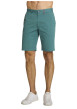 Thumbnail Short chino en coton vert à coupe droite pourvu de multiples poches