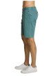Thumbnail Short chino en coton vert à coupe droite pourvu de multiples poches - Image 3