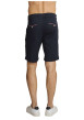 Thumbnail Short chino en coton marine à coupe droite pourvu de multiples poches - Image 2