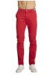 Thumbnail Jean en coton rouge à coupe ajustée pourvu de multiples poches
