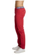Thumbnail Jean en coton rouge à coupe ajustée pourvu de multiples poches - Image 3