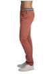 Thumbnail Jean en coton rose à coupe ajustée pourvu de multiples poches - Image 3
