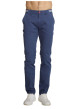 Thumbnail Jean en coton bleu à coupe ajustée pourvu de multiples poches
