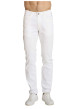 Thumbnail Jean en coton blanc à coupe ajustée pourvu de multiples poches