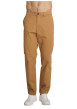 Thumbnail Jean en coton camel à coupe ajustée pourvu de multiples poches