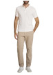Thumbnail Jean en coton beige à coupe ajustée pourvu de multiples poches - Image 4