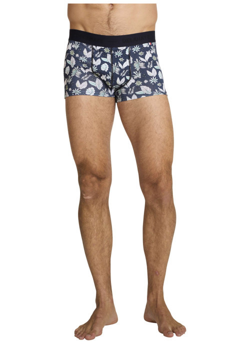 Lot de 3 boxers en coton multicolores pourvus d'une taille élastiquée