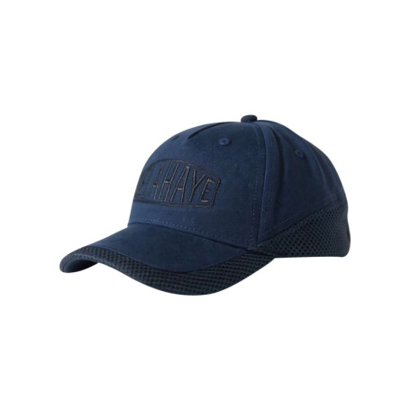 Casquette en coton marine pourvue du nom de la...
