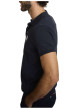 Thumbnail Polo en coton marine à coupe droite pourvu d'un col boutonné - Image 3