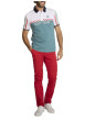Thumbnail Polo en coton multicolore à coupe droite pourvu d'un col boutonné - Image 6