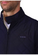 Thumbnail Blouson marine uni avec une coupe droite et un logo brodé à la poitrine - Image 3