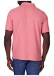 Thumbnail Polo en coton biologique rose uni avec une coupe droite et un col boutonné - Image 2