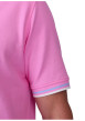 Thumbnail Polo en coton biologique rose uni avec une coupe droite et un col boutonné - Image 4
