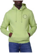 Thumbnail Sweat vert uni avec une coupe droite et une poche kangourou à l'avant