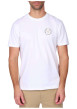 Thumbnail T-shirt en coton blanc uni avec une coupe droite et un col rond